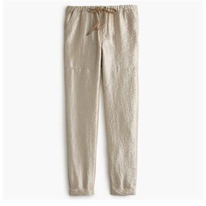 J.Crew • washes lamé pull-on pant